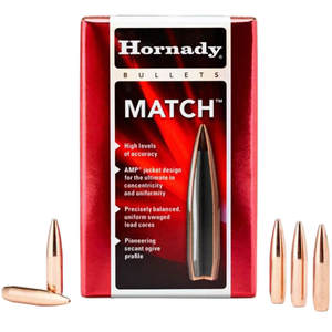 Hornady Match 243 Cal 6mm BTHP Match 105gr Reloading Bullets - 500 Count