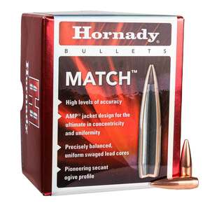 Hornady Match 30 Cal BTHP Match 155gr Reloading Bullets - 100 Count