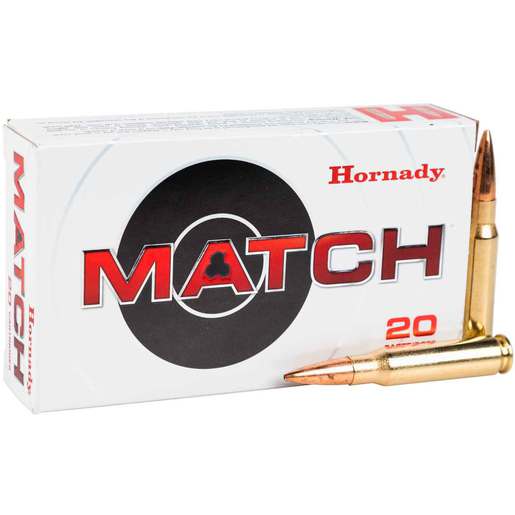 Hornady Match 308 Winchester 178gr BTHP Match Rifle Ammo Ammo - 20 Rounds 20 Rounds Ammo