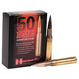 Hornady Match 50 BMG 750gr A-Max Rifle Ammo - 10 Rounds