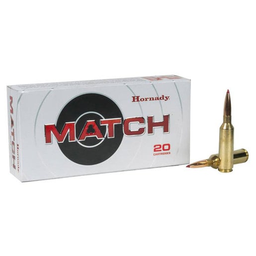 Hornady Match 308 Winchester 168gr ELD Match Rifle Ammo Ammo - 20 Rounds 20 Rounds Ammo