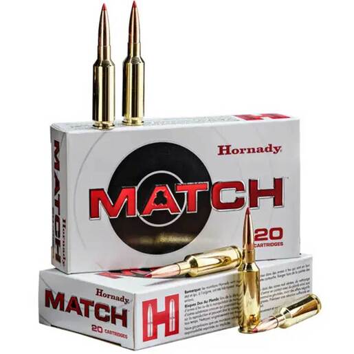 Hornady Match 6mm GT 109gr ELD Rifle Ammo Ammo - 20 Rounds 20 Rounds Ammo