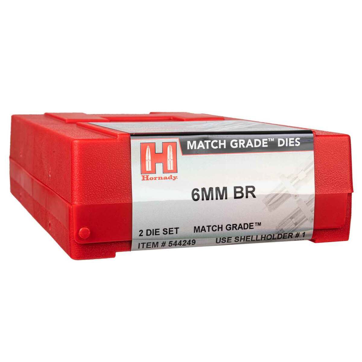 Hornady Match Grade 6mm BR Remington Rifle Reloading Dies - 2 Count Hornady Match Grade 6mm BR Remington Rifle Reloading Dies - 2 Count