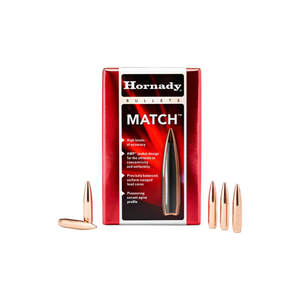 Hornady Match with Cannelure 22 Caliber BTHP Match 68gr Reloading Bullets - 4500 Count