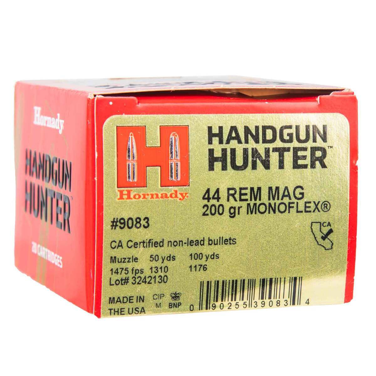 Hornady MonoFlex Handgun Hunter 44 Magnum 200gr JHP Handgun Ammo - 20 Rounds Hornady MonoFlex Handgun Hunter 44 Magnum 200gr JHP Handgun Ammo - 20 Rounds