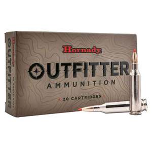 Hornady Outfitter 243 Winchester 80gr GMX Rifle Ammo - 20 Rounds