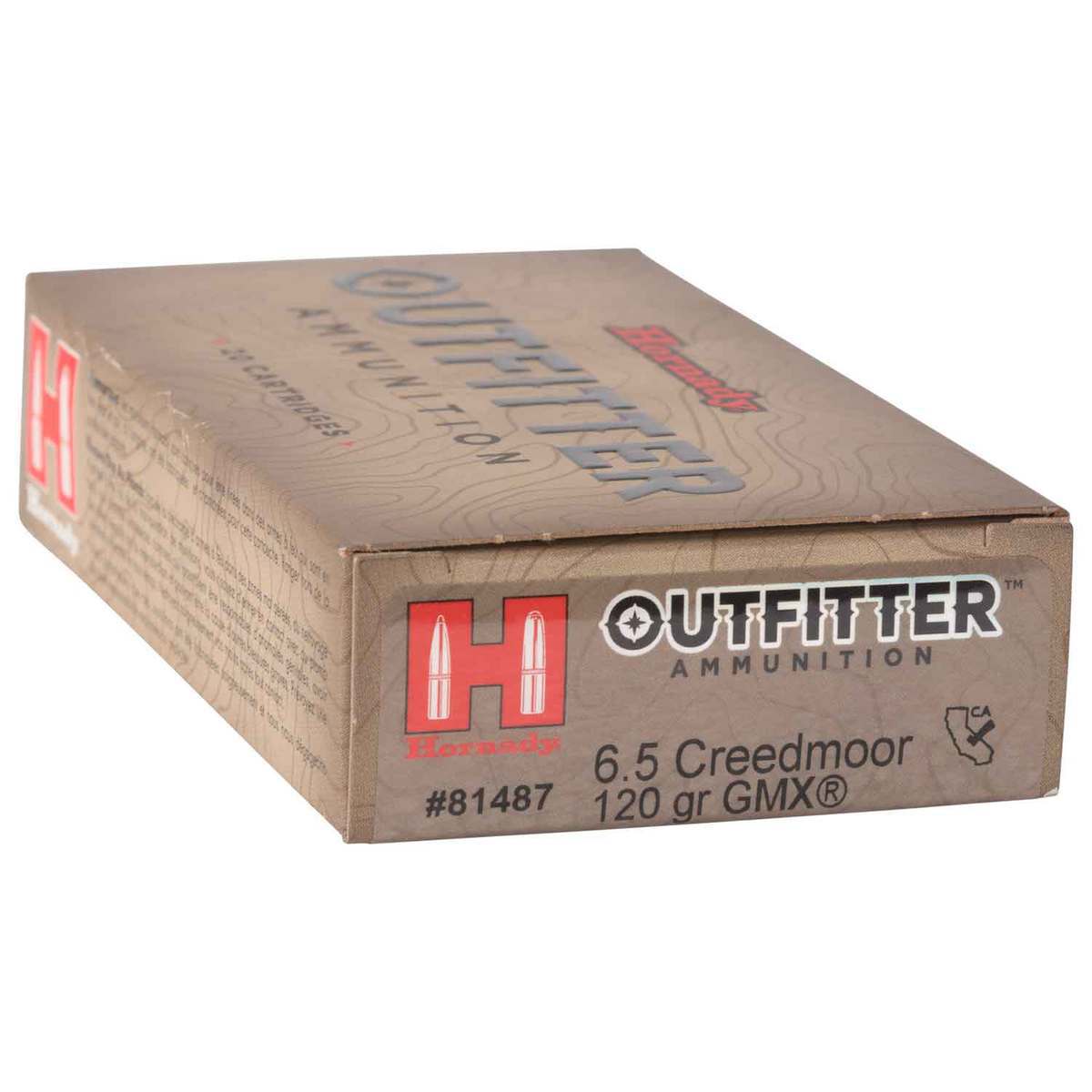 Hornady Outfitter 6.5 Creedmoor 120gr GMX Rifle Ammo - 20 Rounds Hornady Outfitter 6.5 Creedmoor 120gr GMX Rifle Ammo - 20 Rounds