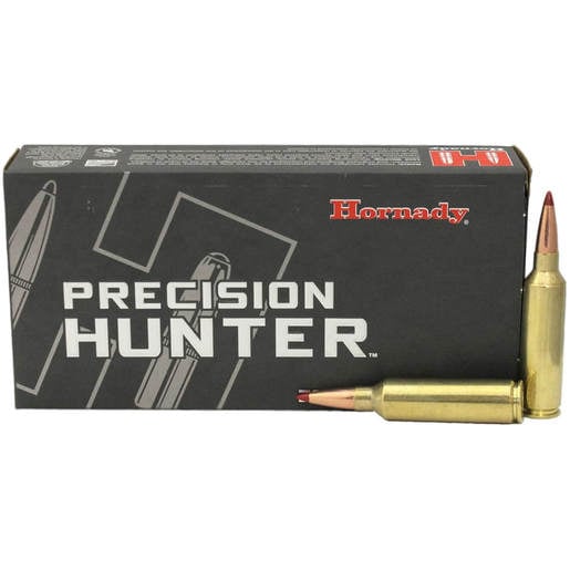 Hornady Precision Hunter 7mm WSM (Winchester Short Magnum) 162gr ELD-X Rifle Ammo Ammo - 20 Rounds 20 Rounds Ammo