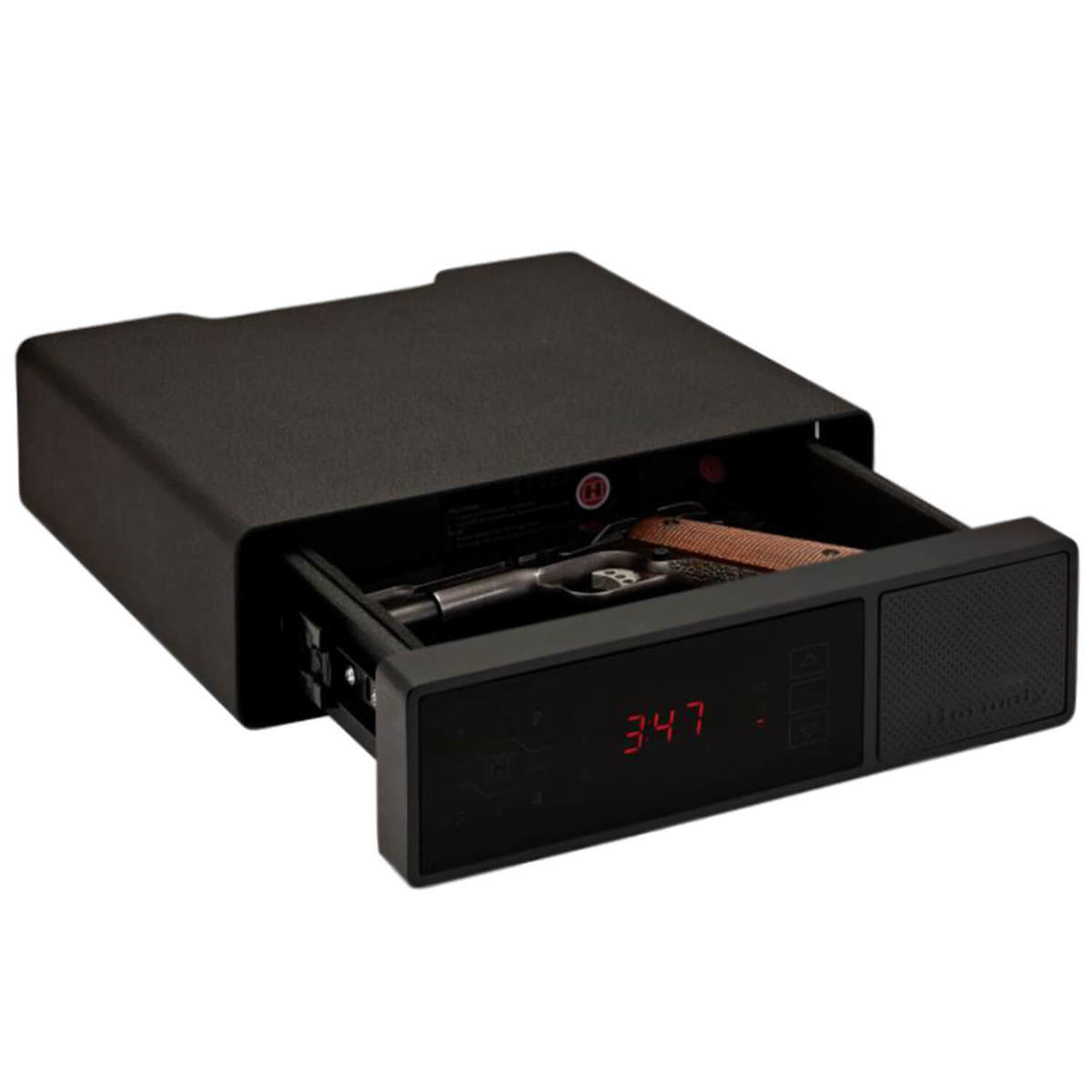 Hornady RAPiD Safe Night Guard 1 Gun Pistol Vault - Black - Black Hornady RAPiD Safe Night Guard 1 Gun Pistol Vault - Black - Black