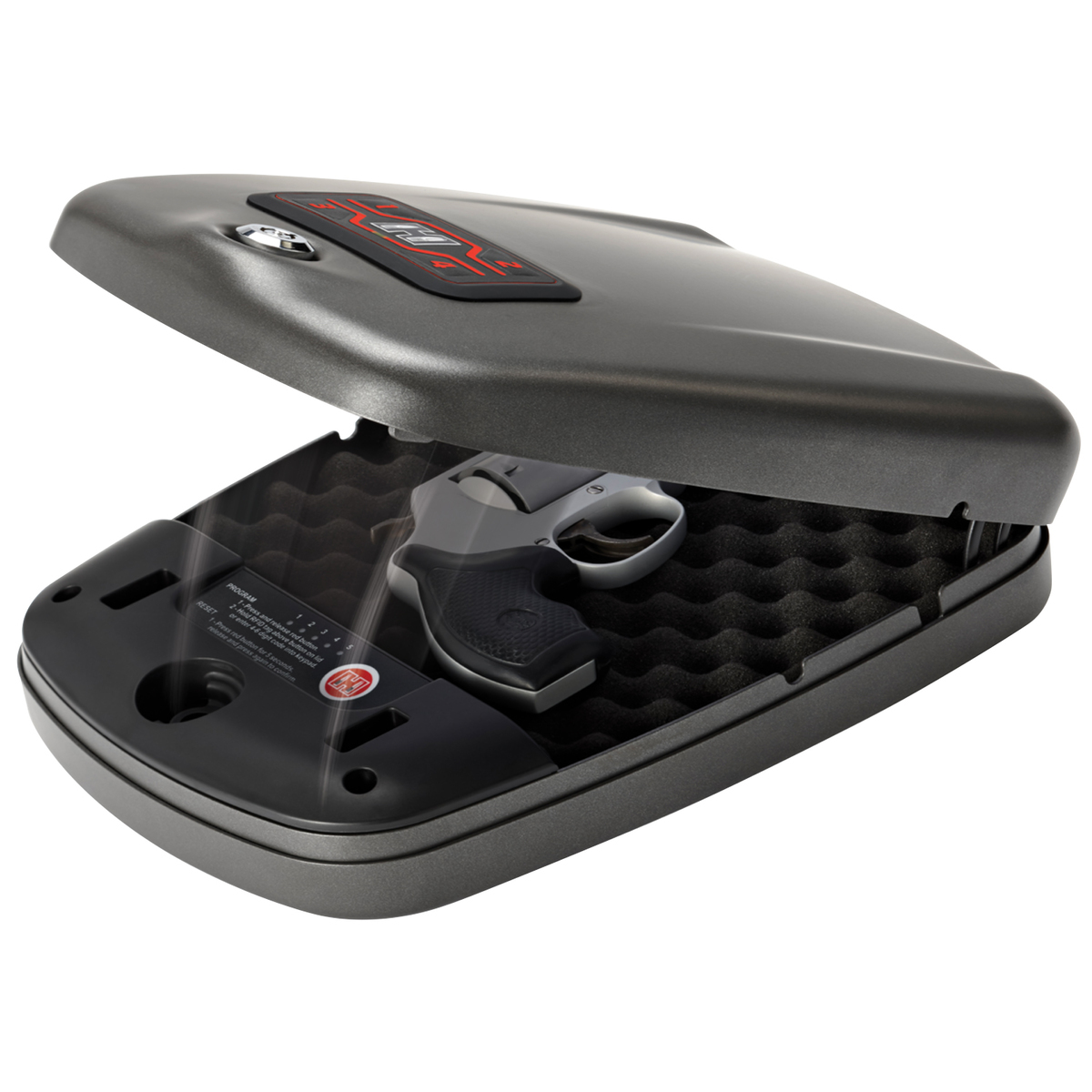 Hornady Rapid Safe 2700KP 12.7in 1 Gun Pistol Vault - Black - Black Hornady Rapid Safe 2700KP 12.7in 1 Gun Pistol Vault - Black - Black