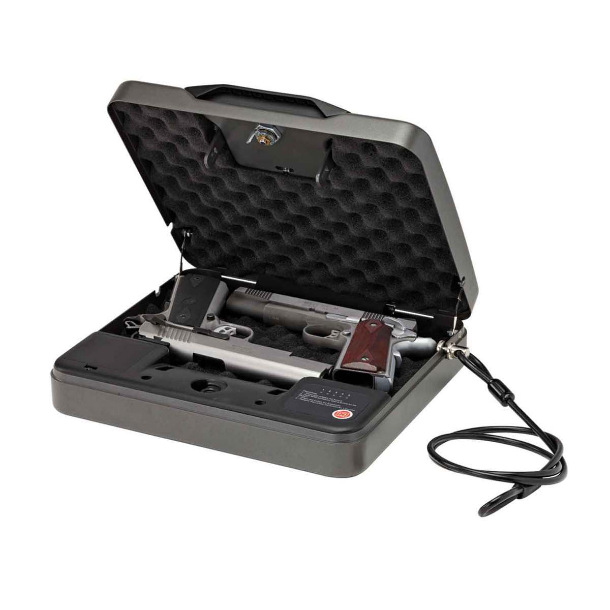 Hornady Rapid Safe 4800KP 1 Gun Pistol Safe - Black - Black Hornady Rapid Safe 4800KP 1 Gun Pistol Safe - Black - Black