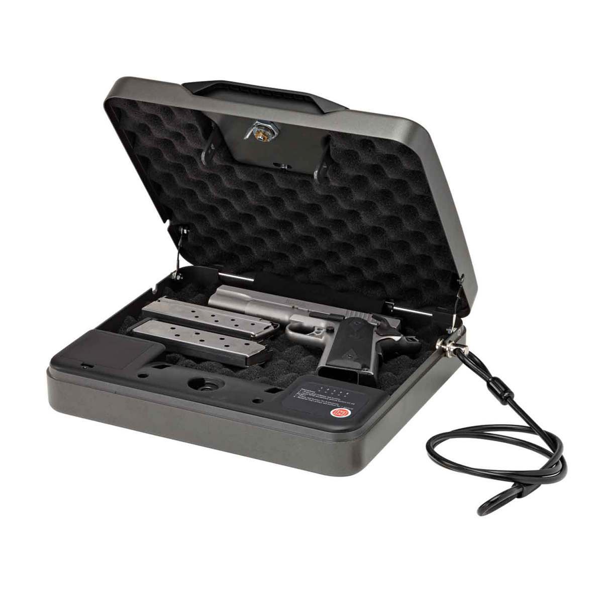 Hornady Rapid Safe 4800KP 1 Gun Pistol Safe - Black - Black Hornady Rapid Safe 4800KP 1 Gun Pistol Safe - Black - Black