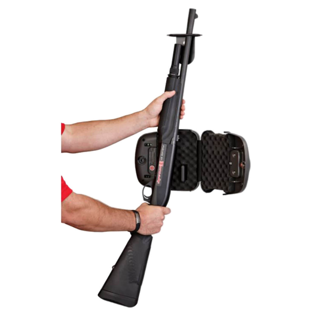 Hornady RAPiD Shotgun Wall Lock 1 Gun Safe - Black - Black Hornady RAPiD Shotgun Wall Lock 1 Gun Safe - Black - Black