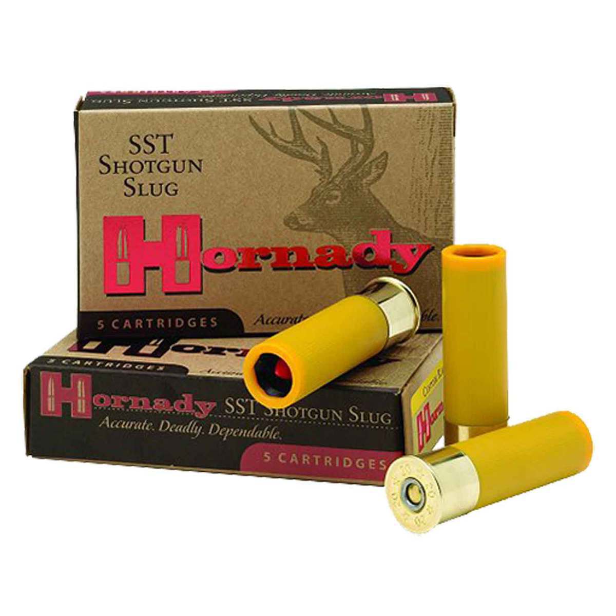 Hornady SST 20 Gauge 2-3/4in 250gr FTX Slug Shotshells - 5 Rounds Hornady SST 20 Gauge 2-3/4in 250gr FTX Slug Shotshells - 5 Rounds