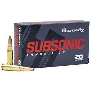 Hornady Subsonic 7.62x39mm 225Gr SX Rifle Ammo - 20 Rounds