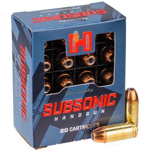 Hornady Subsonic XTP 40 S&W 180gr JHP Handgun Ammo Ammo - 20 Rounds 20 Rounds Ammo