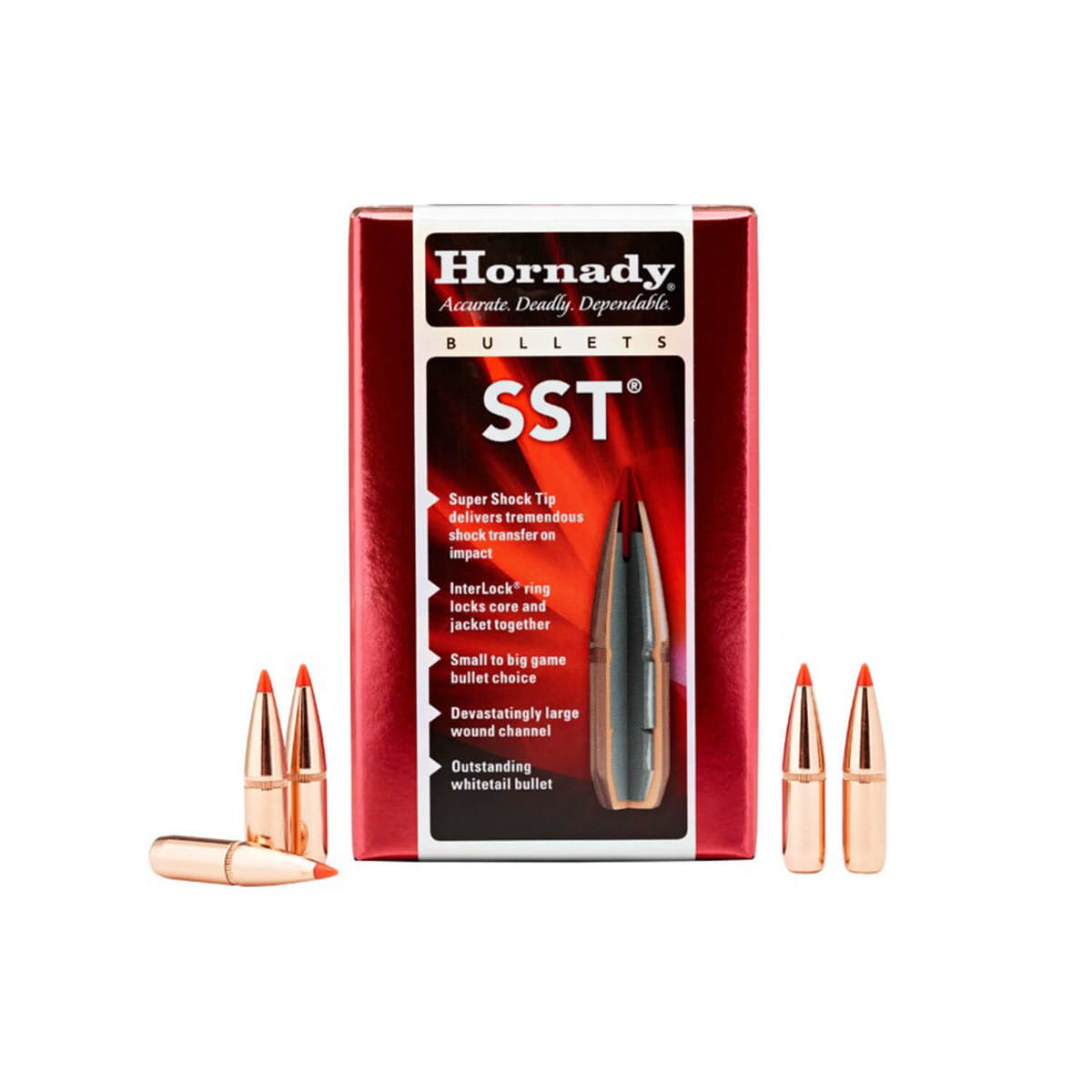 Hornady Super Shock Tip 6.5mm SST 123gr Reloading Bullets - 100 Count Hornady Super Shock Tip 6.5mm SST 123gr Reloading Bullets - 100 Count