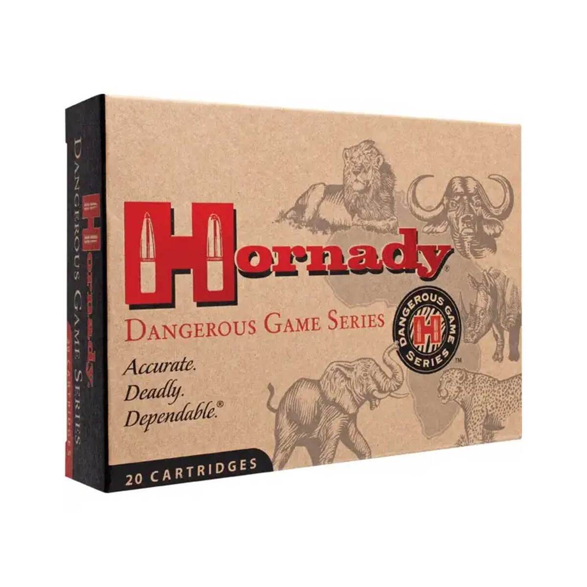 Hornady Dangerous Game Series 375 Ruger 270gr InterLock SP-RP Rifle ...