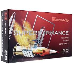Hornady Superformance 375 Ruger 270gr SP Rifle Ammo - 20 Rounds