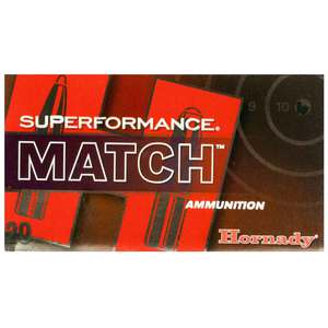 Hornady Superformance Match 308 Winchester 168gr ELD Rifle Ammo - 20 Rounds