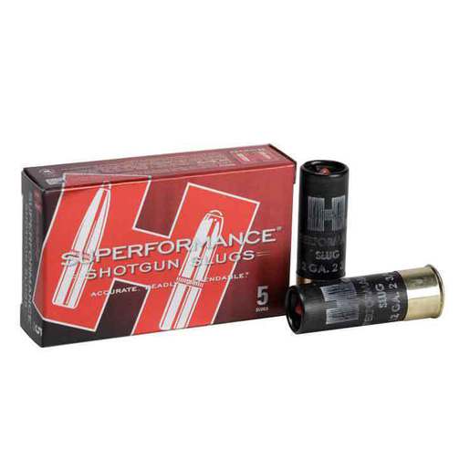Hornady Superformance MonoFlex 12 Gauge 2-3/4in 1oz Slug Shotshells Ammo - 5 Rounds 5 Rounds Ammo