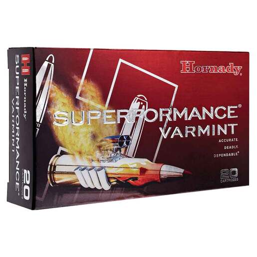 Hornady Superformance Varmint 204 Ruger 24gr NTX Rifle Ammo - 20 Rounds