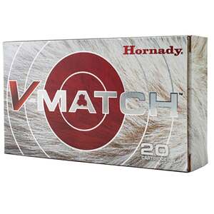 Hornady V-Match 6.5 Creedmoor 100gr ELD-VT Centerfire Ammo - 20 Rounds