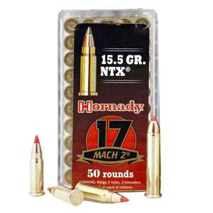 Hornady Varmint Express 17 Mach 2 15.5gr Non-Toxic Lead-Free Rimfire Ammo - 50 Rounds