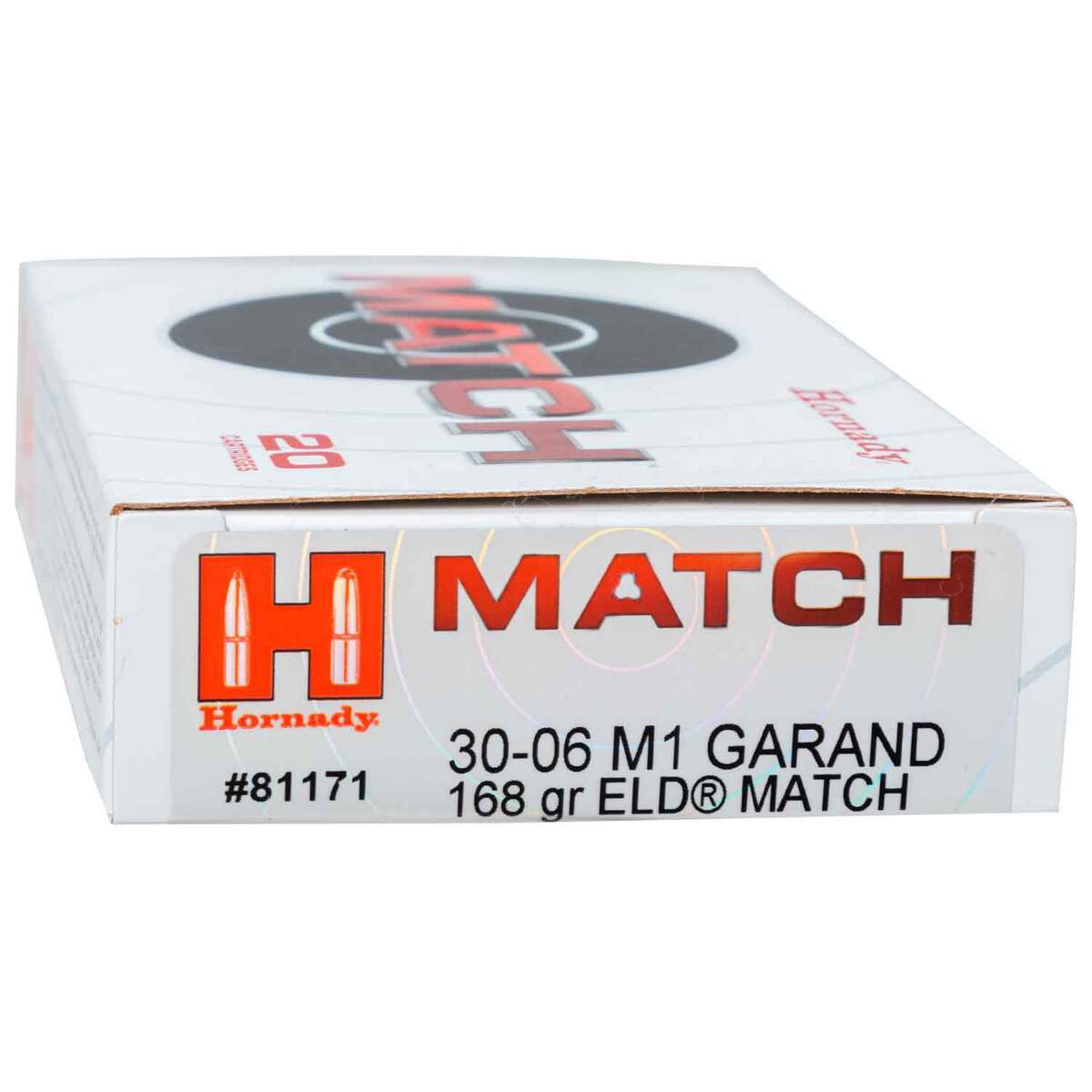 Hornady Vintage Match 30-06 Springfield 168gr ELD M1 Garand Rifle Ammo - 20 Rounds Hornady Vintage Match 30-06 Springfield 168gr ELD M1 Garand Rifle Ammo - 20 Rounds