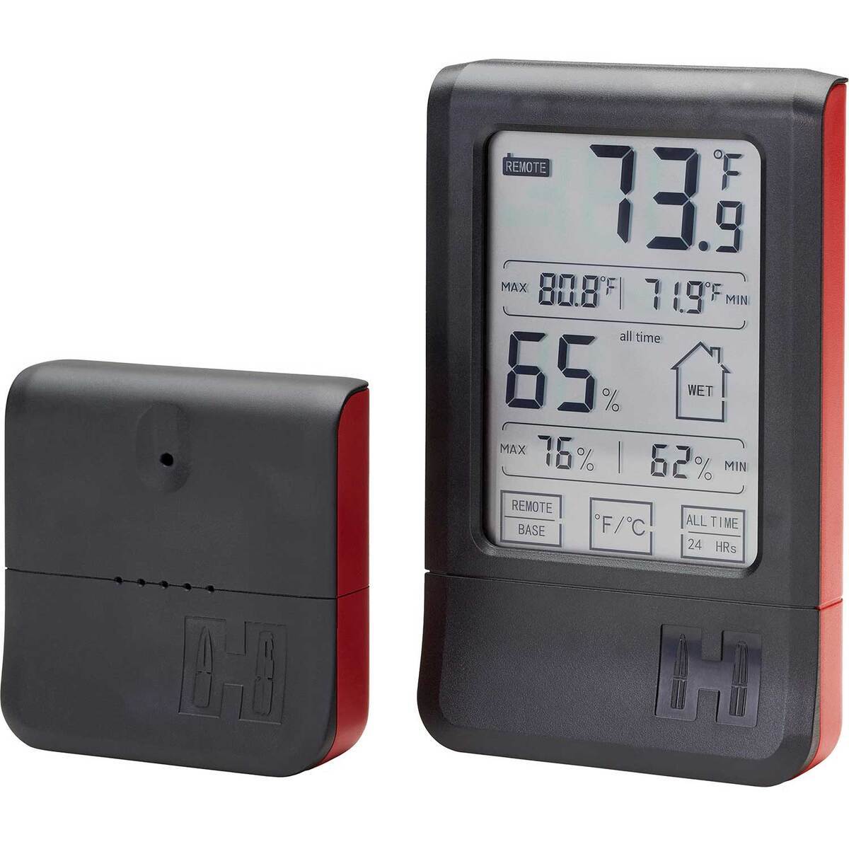 Hornady Wireless Touchscreen Hygrometer - Black Hornady Wireless Touchscreen Hygrometer - Black