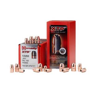 Hornady XTP 38 Caliber Hollowpoint 180gr Reloading Bullets - 100 Count