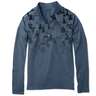 Hot Chillys Men's Chamois Print Quarter Zip Long Sleeve Base Layer Shirt