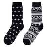 Hot Feet Men's 2-Pack Thermal Mid Calf Socks - Native Fair Isle - L - Native Fair Isle L
