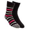 Hot Feet Women's Thermal 2 Pack Winter Socks - Black -M - Black M