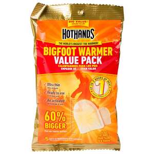 HotHands Bigfoot Toe Warmer Value Pack