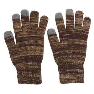 Hot Shot Gear 2 Pack Knit Gloves - Brown - One Size Fits Most