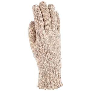 Hot Shot Men's Ragg Wool Gloves - Oatmeal - One Size Fits Most