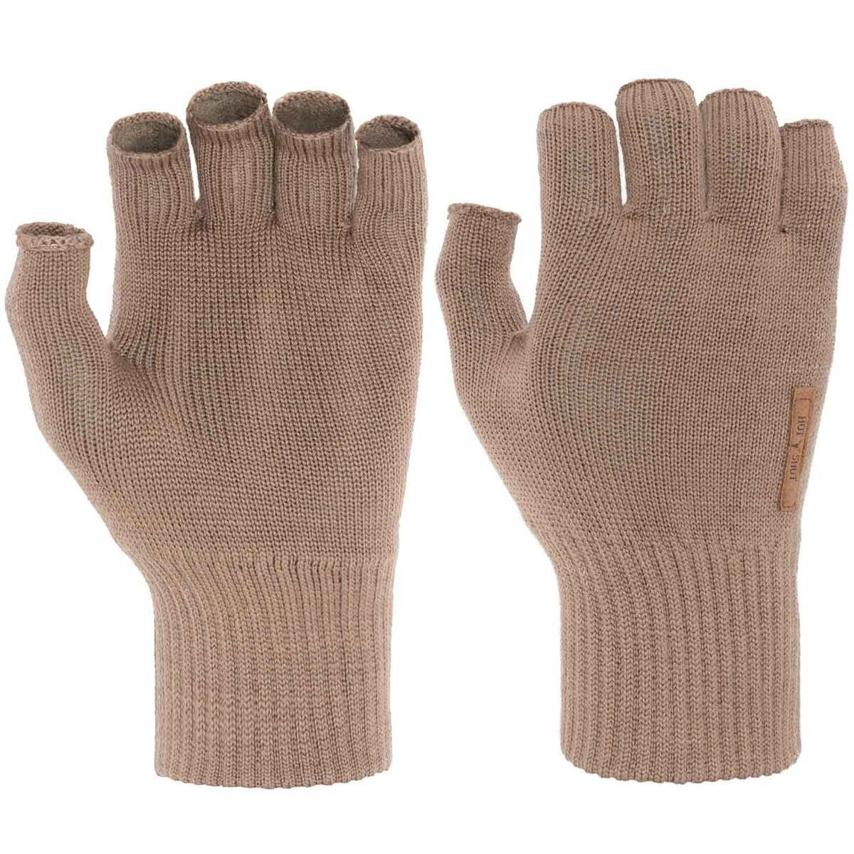 Hot Shot Men's Wool Fingerless Hunting Gloves - Brown - One Size Fits Most - Brown One Size Fits Most Hot Shot Men's Wool Fingerless Hunting Gloves - Brown - One Size Fits Most - Brown One Size Fits Most