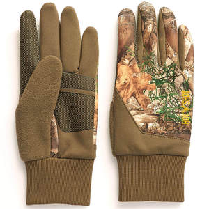 Hot Shot Youth Eagle Stretch Hunting Gloves - Realtree Edge