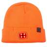 Hot Shot Men's Static LED Beanie - Blaze Orange - One Size Fits Most - Blaze Orange One Size Fits Most