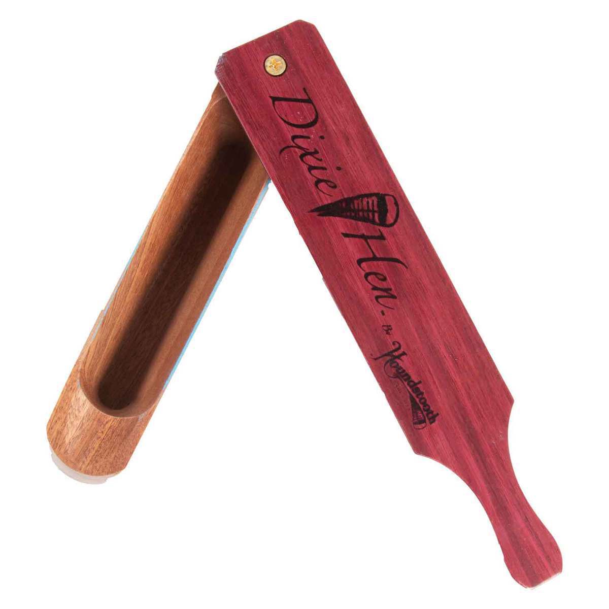 Houndstooth Calls Dixie Hen Mahogany Turkey Box Call - Purple Heart Houndstooth Calls Dixie Hen Mahogany Turkey Box Call - Purple Heart