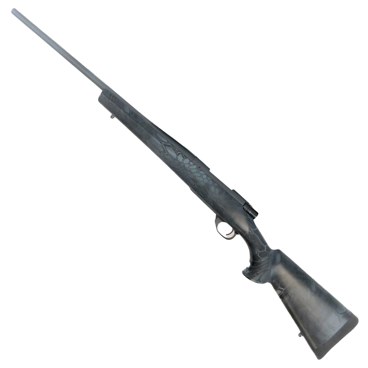 Howa 1500 6.5 Creedmoor Hogue Grey Kryptek Typhon Cerakote Bolt Action Rifle - 20in - Gray Howa 1500 6.5 Creedmoor Hogue Grey Kryptek Typhon Cerakote Bolt Action Rifle - 20in - Gray