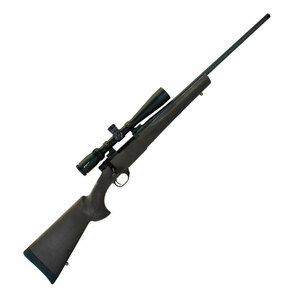 Howa 1500 Hogue Black Bolt Action Rifle 308 Winchester 22in - With Black Vortex Diamondback Tactical Scope