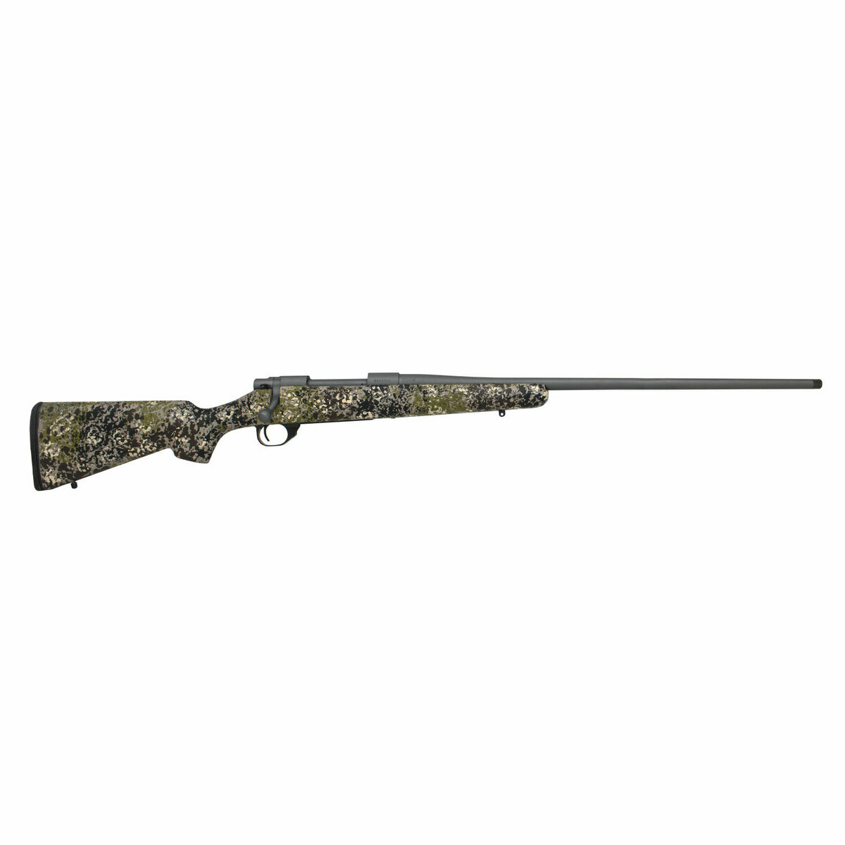 Howa Randy Newberg 2 Carbon Stalker Gun Metal Gray/Camo Bolt Action Rifle - 6.5 Creedmore - 22in - Custom Camo Howa Randy Newberg 2 Carbon Stalker Gun Metal Gray/Camo Bolt Action Rifle - 6.5 Creedmore - 22in - Custom Camo