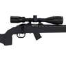 Howa M1100 Black Bolt Action 22 Long Rifle With Scope - Black