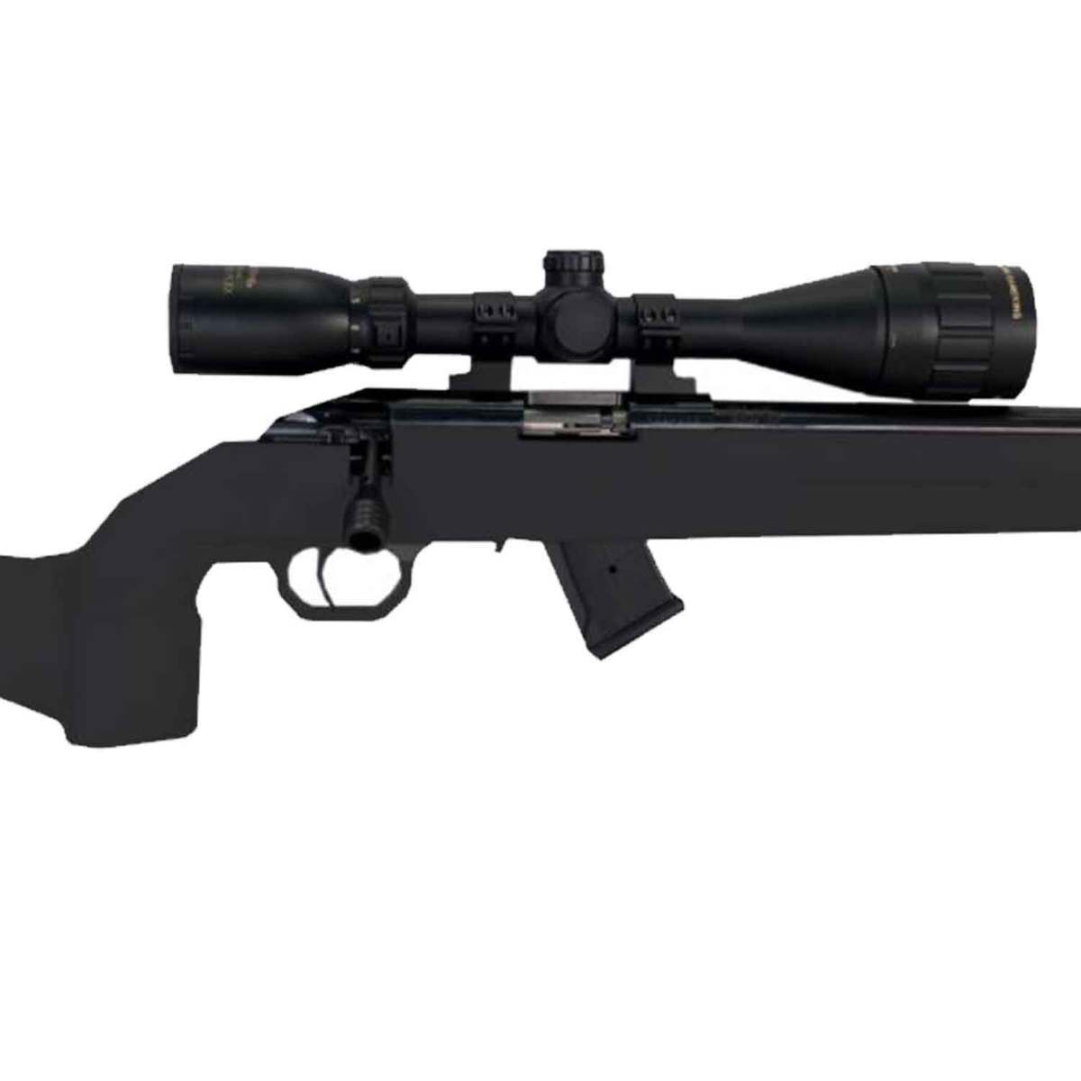 Howa M1100 Black Bolt Action 22 Long Rifle With Scope - Black Howa M1100 Black Bolt Action 22 Long Rifle With Scope - Black
