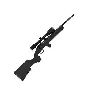 Howa M1100 Black Bolt Action Rifle - 22 WMR (22 Mag) - 18in