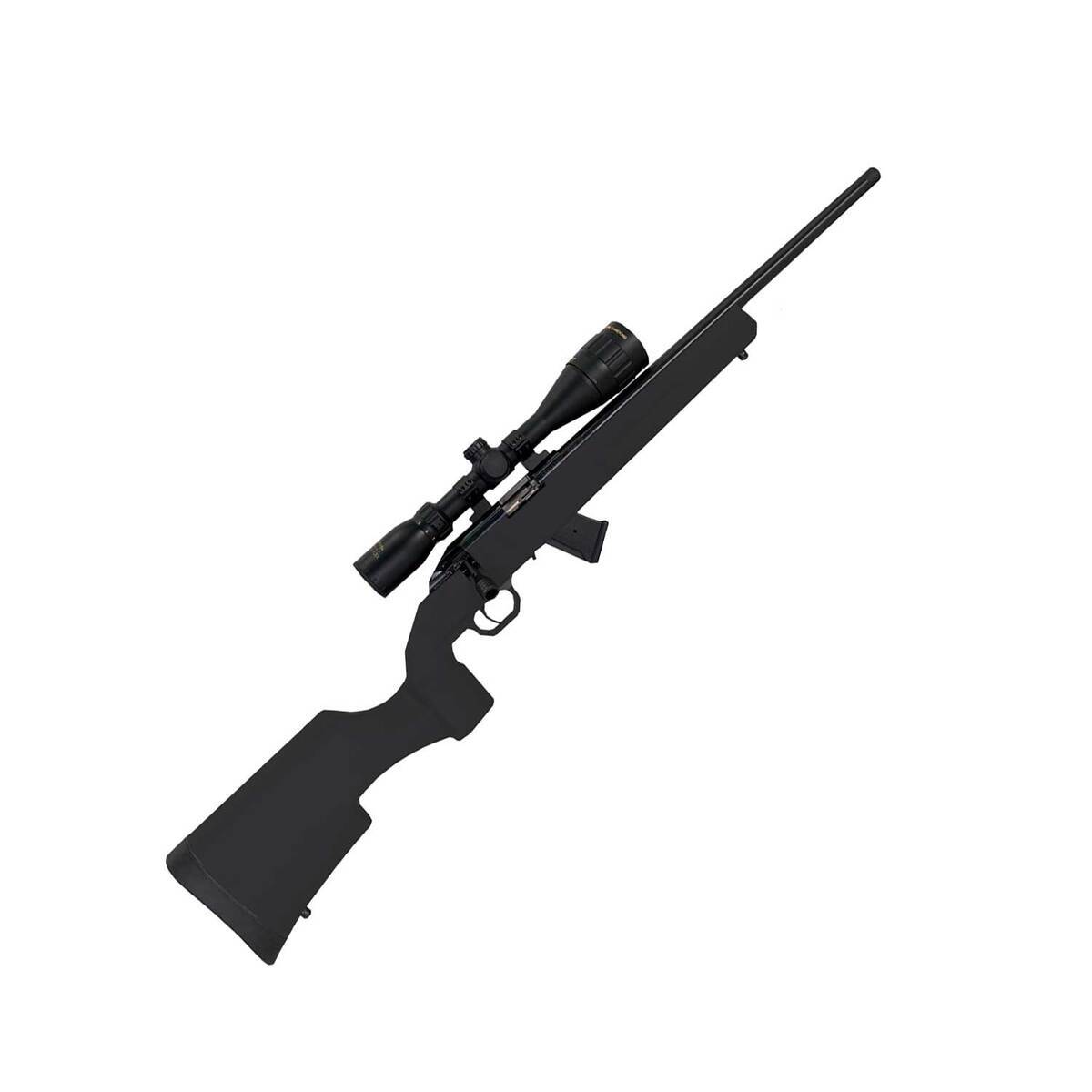 Howa M1100 Black Bolt Action Rifle - 22 WMR (22 Mag) - 18in - Black Howa M1100 Black Bolt Action Rifle - 22 WMR (22 Mag) - 18in - Black