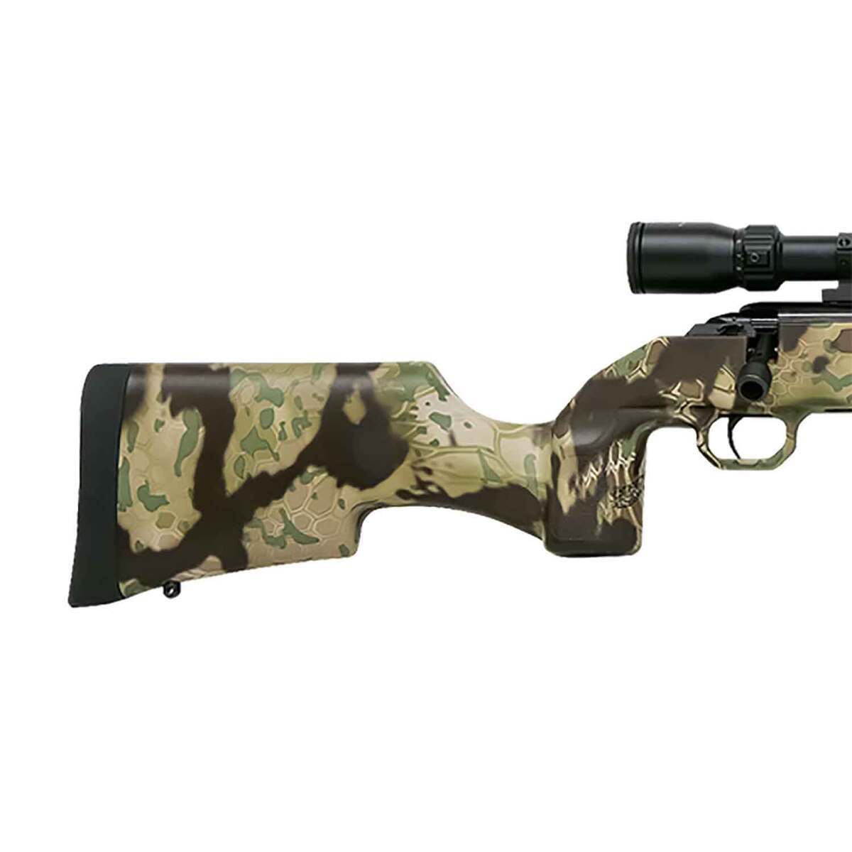 Howa M1100 Kryptek Obskura Bolt Action Rifle w/ Gamepro 4-12x40mm Scope - 22 Long Rifle - Camo Howa M1100 Kryptek Obskura Bolt Action Rifle w/ Gamepro 4-12x40mm Scope - 22 Long Rifle - Camo
