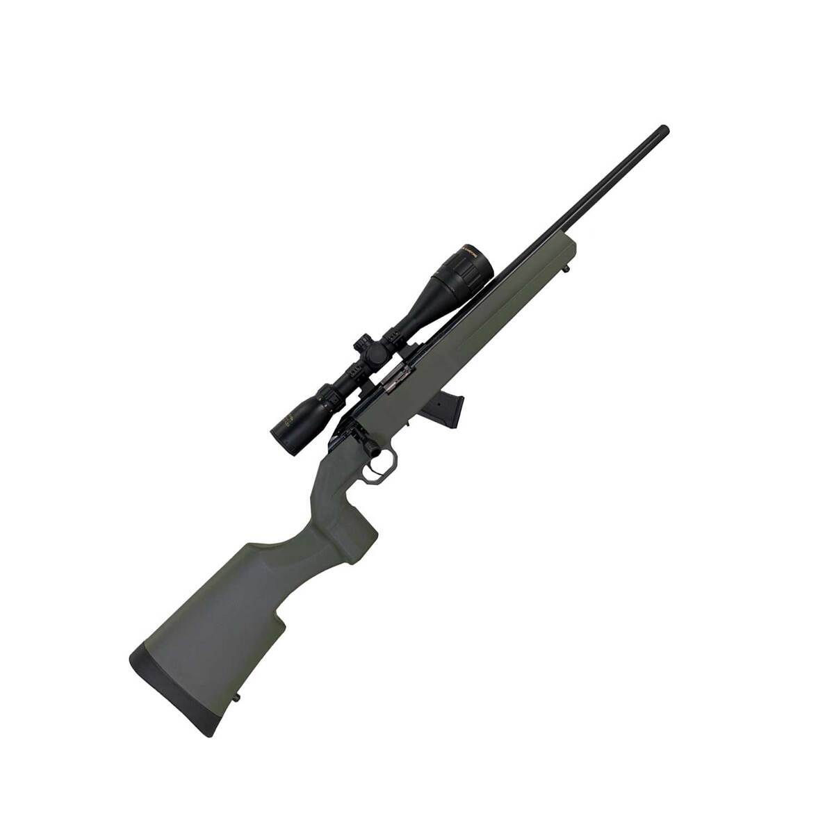 Howa M1100 Matte Green Bolt Action Rifle - 17 HMR -18in - Green Howa M1100 Matte Green Bolt Action Rifle - 17 HMR -18in - Green